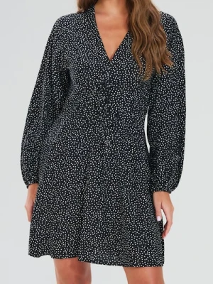 Sinsay - Sukienka mini w kropki - wielobarwny