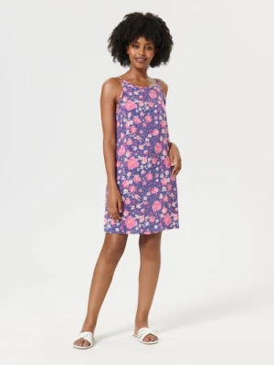 Sinsay - Sukienka mini w kwiaty - wielobarwny