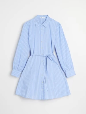 Sinsay - Sukienka mini w paski - wielobarwny