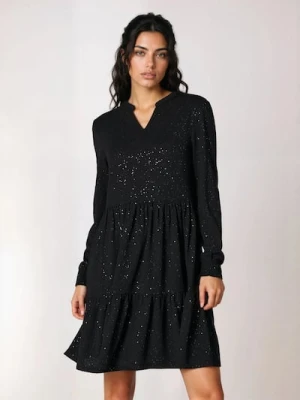 Sinsay - Sukienka mini z efektem stopniowania - czarny