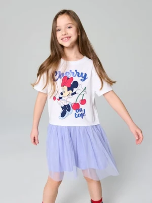Sinsay - Sukienka mini z tiulowym dołem Minnie Mouse - wielobarwny