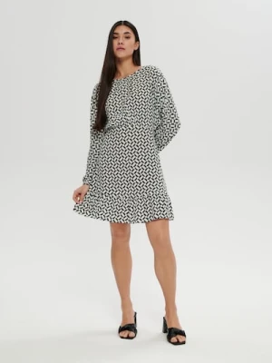 Sinsay - Sukienka mini z wiskozy - wielobarwny