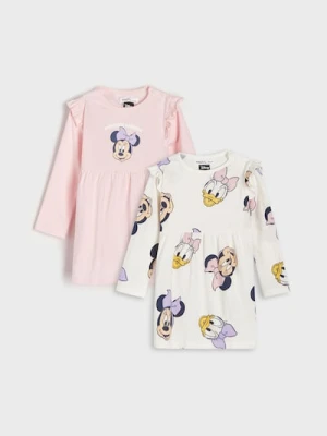 Sinsay - Sukienka Myszka Minnie 2 pack - różowy