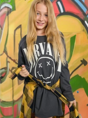 Zdjęcie produktu Sinsay - Sukienka Nirvana - szary