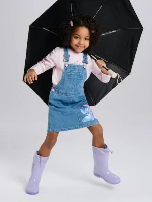 Sinsay - Sukienka ogrodniczka Lilo & Stitch - niebieski