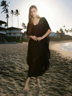 Sinsay - Sukienka plażowa - czarny