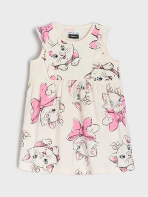 Sinsay - Sukienka The Aristocats - kremowy