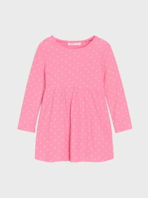 Sinsay - Sukienka w groszki - różowy
