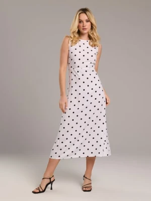 Sinsay - Sukienka w groszki - wielobarwny