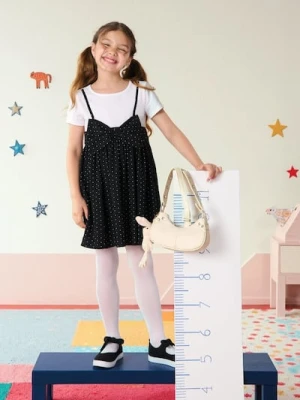 Sinsay - Sukienka w groszki z ozdobną kokardą - wielobarwny