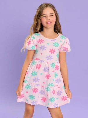 Sinsay - Sukienka w kwiaty - różowy