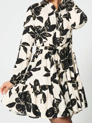 Sinsay - Sukienka w kwiaty - wielobarwny