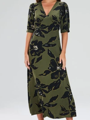 Sinsay - Sukienka w kwiaty - wielobarwny