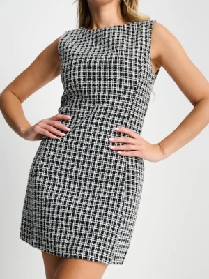 Sinsay - Sukienka w pepitkę - wielobarwny