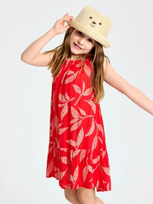 Sinsay - Sukienka z baskinką - wielobarwny