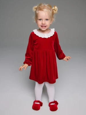 Sinsay - Sukienka z dekoracyjnym kołnierzem - czerwony