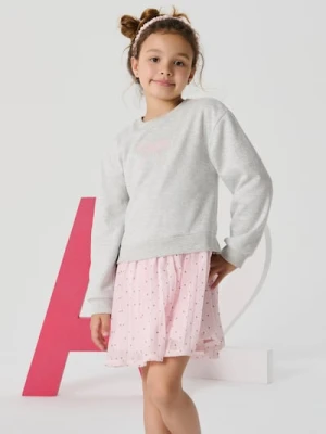 Sinsay - Sukienka z dresową górą i tiulowym dołem - wielobarwny