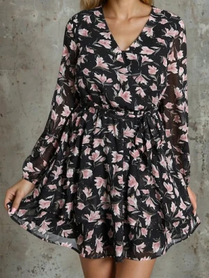 Sinsay - Sukienka z falbanami - wielobarwny