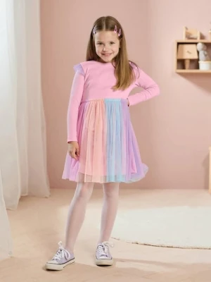 Sinsay - Sukienka z kolorowym tiulem - wielobarwny