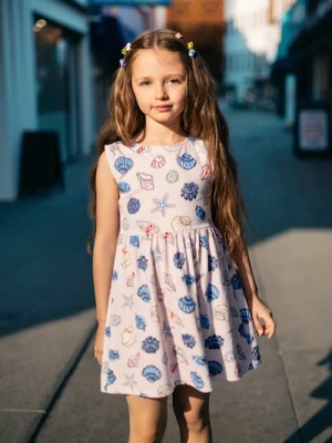 Sinsay - Sukienka z morskim wzorem - wielobarwny