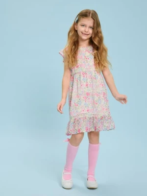 Sinsay - Sukienka z motywem kwiatowym - wielobarwny