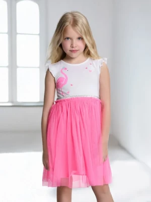 Sinsay - Sukienka z tiulem - różowy