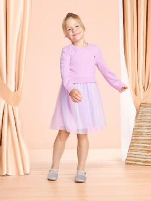 Sinsay - Sukienka z tiulem - różowy