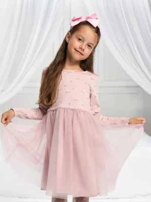 Sinsay - Sukienka z tiulem - różowy