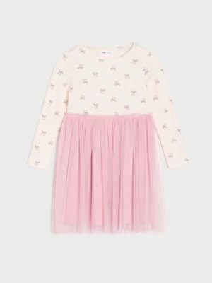 Sinsay - Sukienka z tiulem - wielobarwny