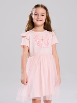 Sinsay - Sukienka z tiulowym dołem - wielobarwny