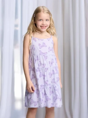 Sinsay - Sukienka z wiskozy - fioletowy