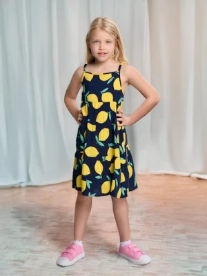 Sinsay - Sukienka z wiskozy - granatowy