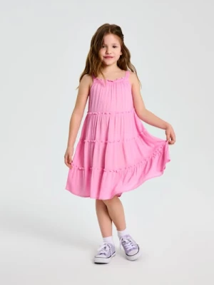 Sinsay - Sukienka z wiskozy - różowy