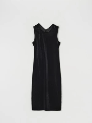 Sinsay - Sukienka z wycięciem z tyłu - czarny
