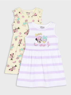 Sinsay - Sukienki 2 pack Minnie Mouse - wielobarwny