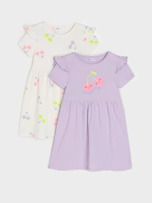 Sinsay - Sukienki 2 pack - wielobarwny