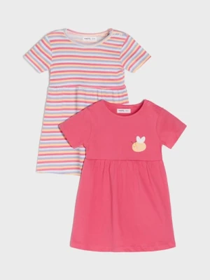 Sinsay - Sukienki 2 pack - wielobarwny