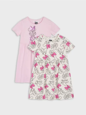 Sinsay - Sukienki Myszka Minnie 2 pack - różowy