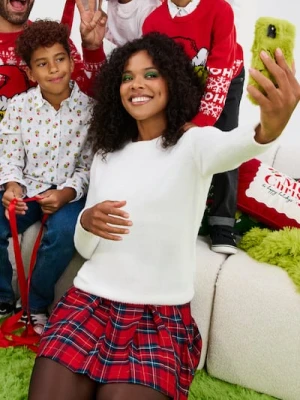 Sinsay - Sweter basic - biały