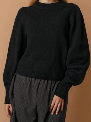 Sinsay - Sweter basic - czarny