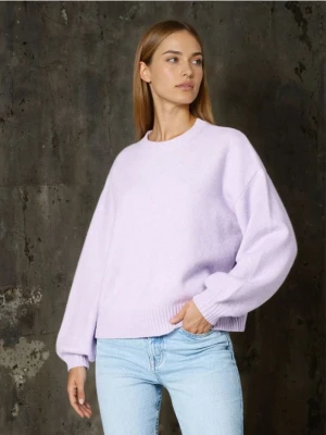 Sinsay - Sweter basic - fioletowy