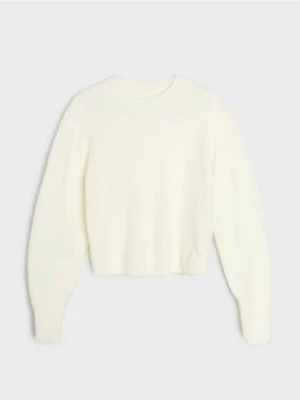 Sinsay - Sweter basic - kremowy