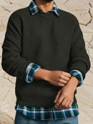 Sinsay - Sweter basic - zielony