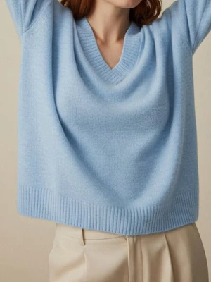 Sinsay - Sweter - błękitny