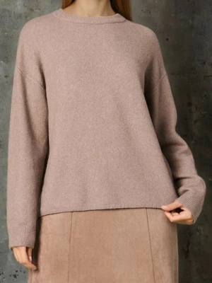 Sinsay - Sweter chunky z domieszką wełny - brązowy