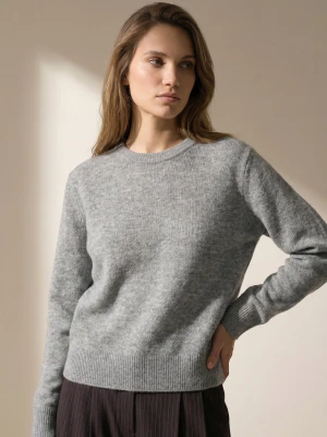 Sinsay - Sweter chunky z domieszką wełny - szary