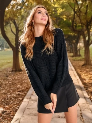 Sinsay - Sweter - czarny