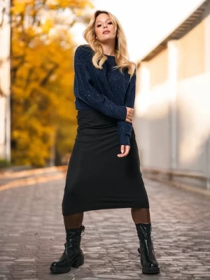 Sinsay - Sweter - granatowy