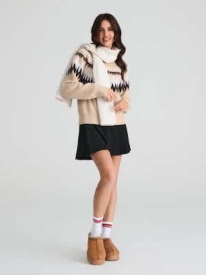 Sinsay - Sweter - kremowy