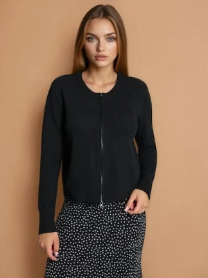 Sinsay - Sweter na zamek - czarny